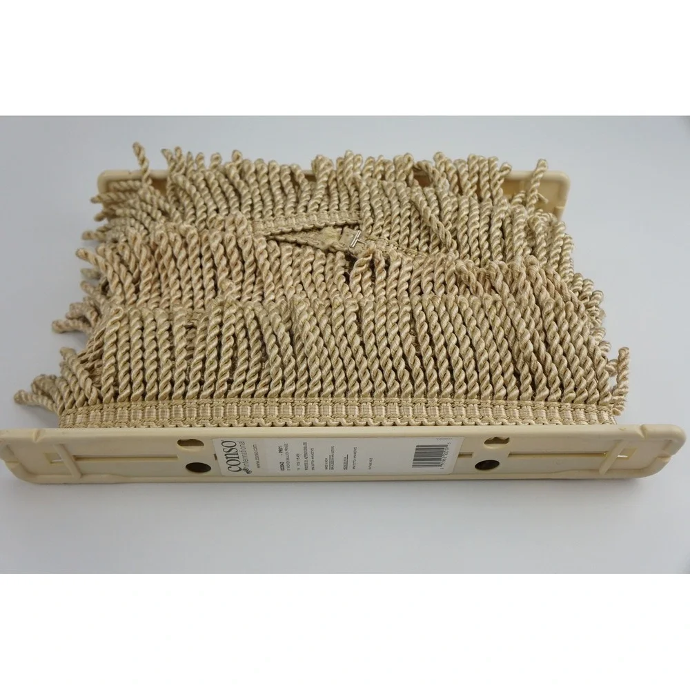 Conso Woven Bullion Fringe 18 Yards‎ Tan 3